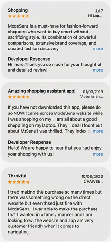 ModeSens Screenshot 3