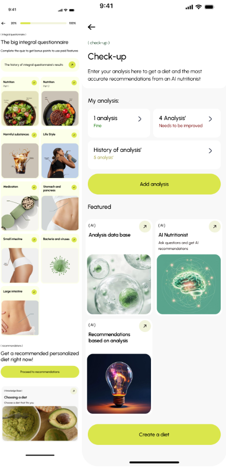 Nutritionist App